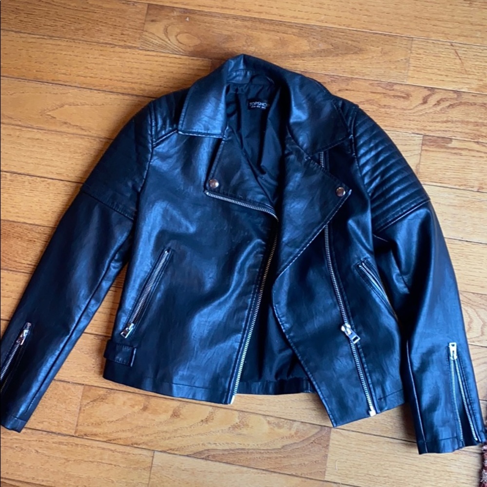 Faux Leather Jacket